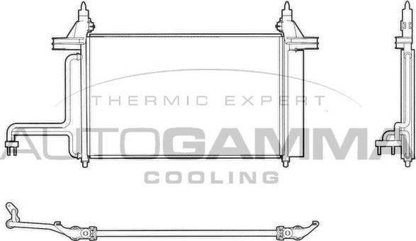 Autogamma 103060 - Кондензатор, климатизация vvparts.bg