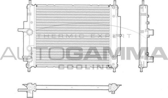 Autogamma 103192 - Радиатор, охлаждане на двигателя vvparts.bg