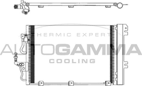 Autogamma 103828 - Кондензатор, климатизация vvparts.bg