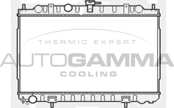 Autogamma 103347 - Радиатор, охлаждане на двигателя vvparts.bg