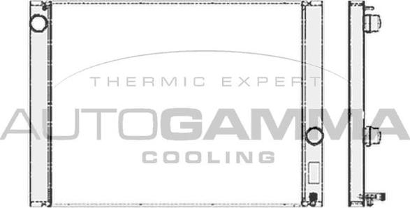 Autogamma 103389 - Радиатор, охлаждане на двигателя vvparts.bg