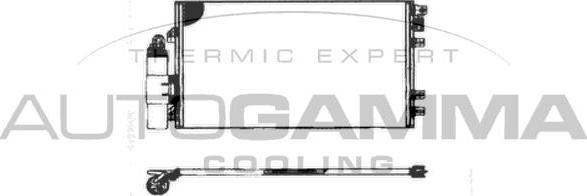 Autogamma 103252 - Кондензатор, климатизация vvparts.bg
