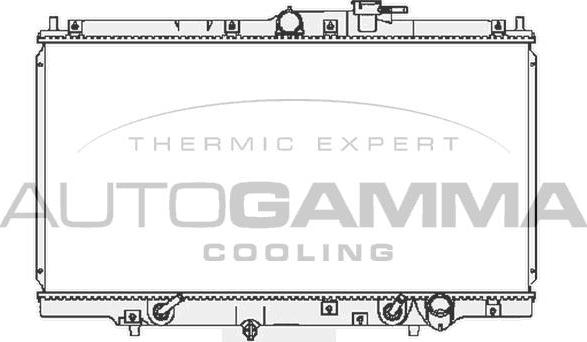 Autogamma 103796 - Радиатор, охлаждане на двигателя vvparts.bg