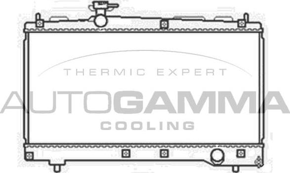 Autogamma 103712 - Радиатор, охлаждане на двигателя vvparts.bg