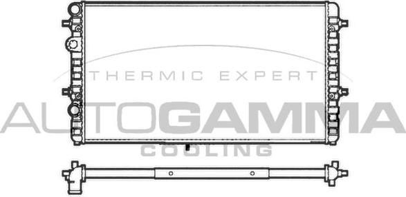 Autogamma 102953 - Радиатор, охлаждане на двигателя vvparts.bg