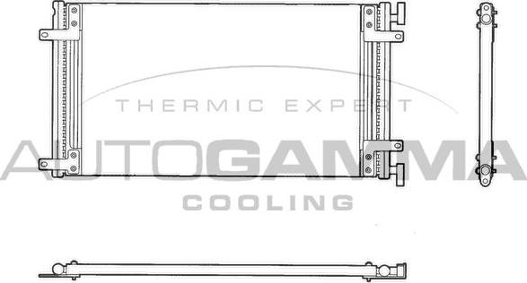 Autogamma 102965 - Кондензатор, климатизация vvparts.bg