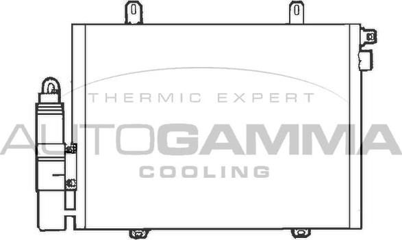 Autogamma 102561 - Кондензатор, климатизация vvparts.bg