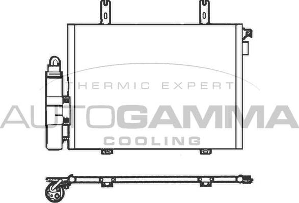 Autogamma 102562 - Кондензатор, климатизация vvparts.bg