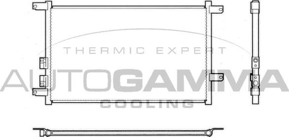 Autogamma 102570 - Кондензатор, климатизация vvparts.bg