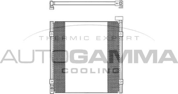Autogamma 102663 - Кондензатор, климатизация vvparts.bg