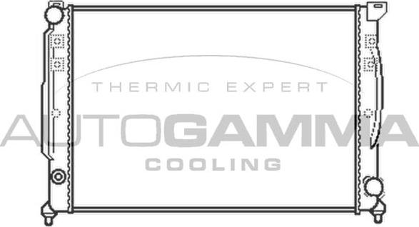 Autogamma 102054 - Радиатор, охлаждане на двигателя vvparts.bg