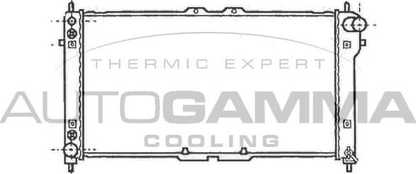 Autogamma 102141 - Радиатор, охлаждане на двигателя vvparts.bg