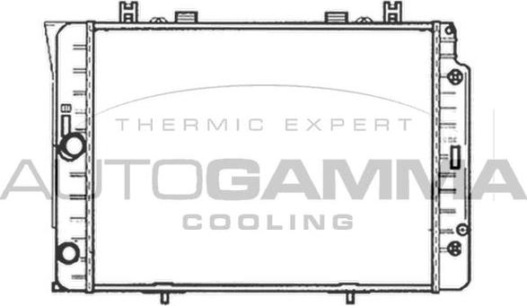 Autogamma 102161 - Радиатор, охлаждане на двигателя vvparts.bg
