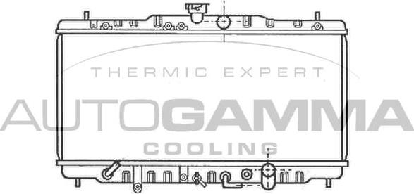 Autogamma 102119 - Радиатор, охлаждане на двигателя vvparts.bg