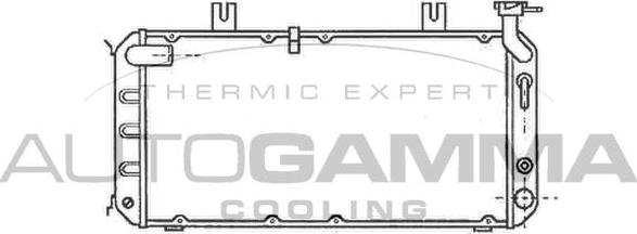 Autogamma 102116 - Радиатор, охлаждане на двигателя vvparts.bg