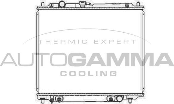 Autogamma 102178 - Радиатор, охлаждане на двигателя vvparts.bg
