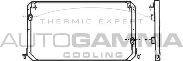 Autogamma 102804 - Кондензатор, климатизация vvparts.bg