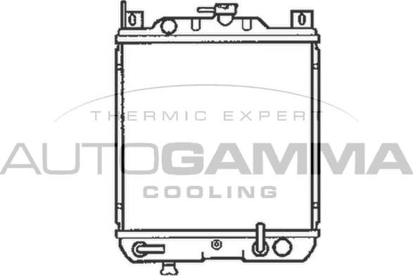 Autogamma 102338 - Радиатор, охлаждане на двигателя vvparts.bg