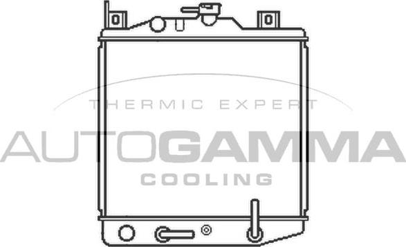 Autogamma 102337 - Радиатор, охлаждане на двигателя vvparts.bg