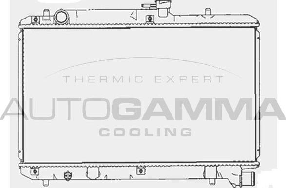 Autogamma 102324 - Радиатор, охлаждане на двигателя vvparts.bg