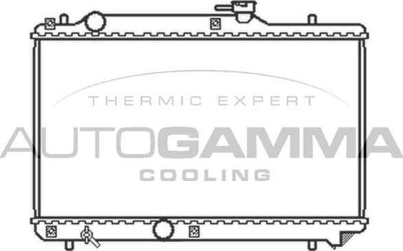 Autogamma 102322 - Радиатор, охлаждане на двигателя vvparts.bg
