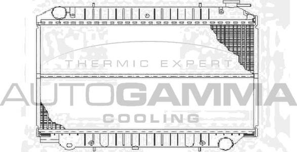 Autogamma 102204 - Радиатор, охлаждане на двигателя vvparts.bg