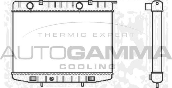 Autogamma 102230 - Радиатор, охлаждане на двигателя vvparts.bg