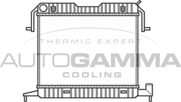 Autogamma 102238 - Радиатор, охлаждане на двигателя vvparts.bg