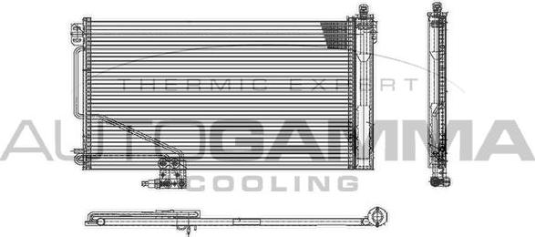 Autogamma 102701 - Кондензатор, климатизация vvparts.bg