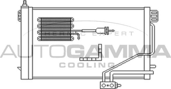 Autogamma 102702 - Кондензатор, климатизация vvparts.bg