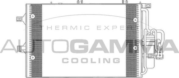 Autogamma 102738 - Кондензатор, климатизация vvparts.bg