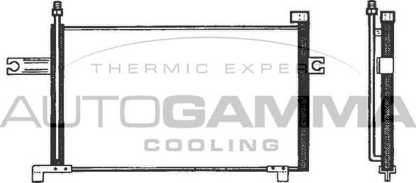 Autogamma 102720 - Кондензатор, климатизация vvparts.bg