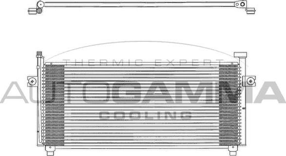 Autogamma 102721 - Кондензатор, климатизация vvparts.bg