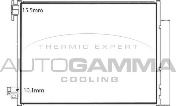 Autogamma 107907 - Кондензатор, климатизация vvparts.bg