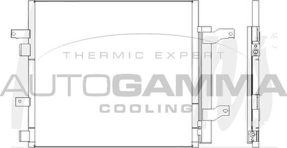 Autogamma 107659 - Кондензатор, климатизация vvparts.bg