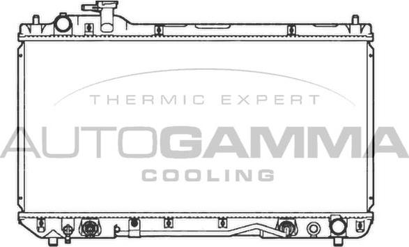 Autogamma 107189 - Радиатор, охлаждане на двигателя vvparts.bg