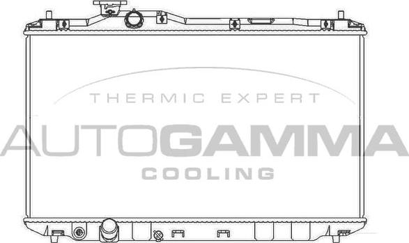 Autogamma 107176 - Радиатор, охлаждане на двигателя vvparts.bg