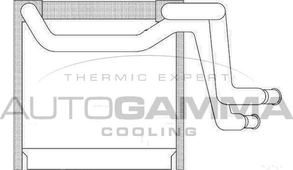 Autogamma 112104 - Изпарител, климатична система vvparts.bg