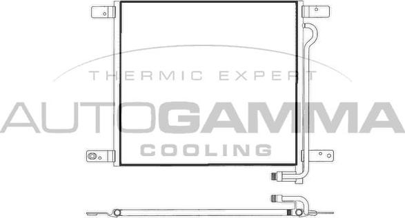 Autogamma 304482 - Кондензатор, климатизация vvparts.bg