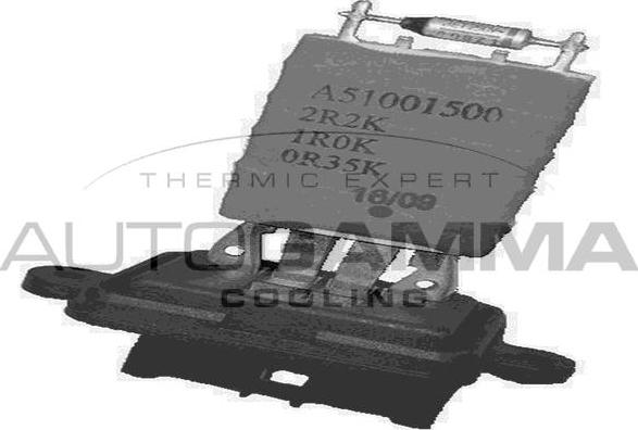 Autogamma GA15661 - Съпротивление, вентилатор за вътрешно пространство vvparts.bg