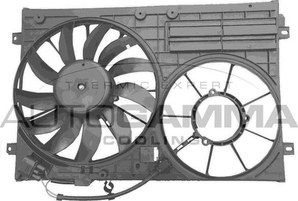 Autogamma GA221024 - Вентилатор, охлаждане на двигателя vvparts.bg