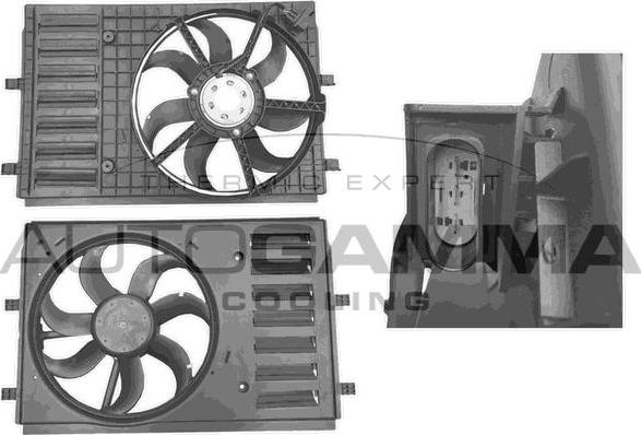 Autogamma GA221022 - Вентилатор, охлаждане на двигателя vvparts.bg
