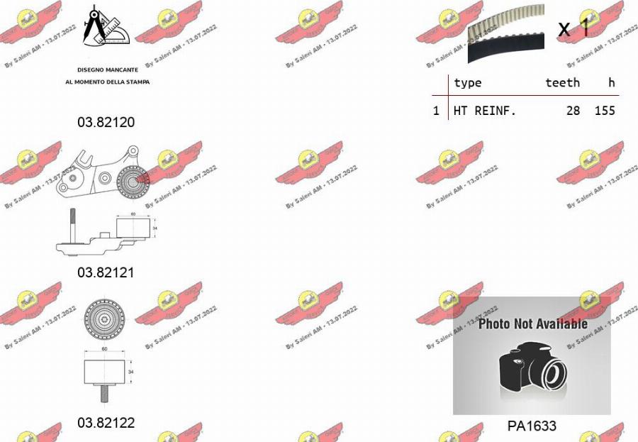 Autokit 04.5481PA - Водна помпа+ к-кт ангренажен ремък vvparts.bg