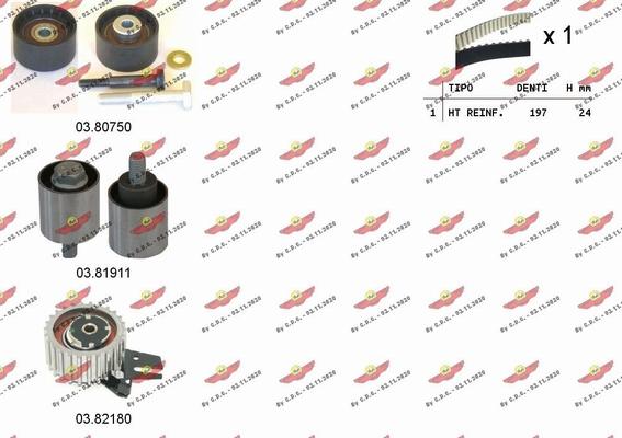 Autokit 04.5475 - Комплект ангренажен ремък vvparts.bg