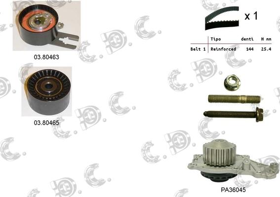 Autokit 04.5049PA - Водна помпа+ к-кт ангренажен ремък vvparts.bg