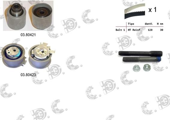 Autokit 04.5056 - Комплект ангренажен ремък vvparts.bg