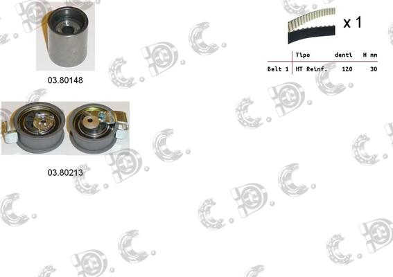 Autokit 04.5140 - Комплект ангренажен ремък vvparts.bg