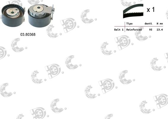 Autokit 04.5111 - Комплект ангренажен ремък vvparts.bg