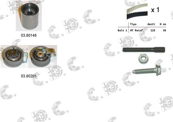 Autokit 04.5129 - Комплект ангренажен ремък vvparts.bg