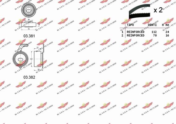 Autokit 04.5395 - Комплект ангренажен ремък vvparts.bg